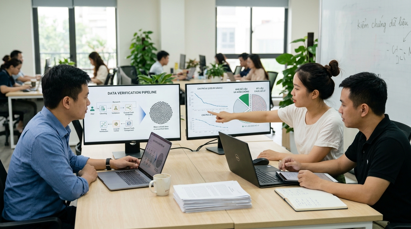 Khi mô hình AI rẻ bằng một phần năm và bài toán kiểm chứng dữ liệu