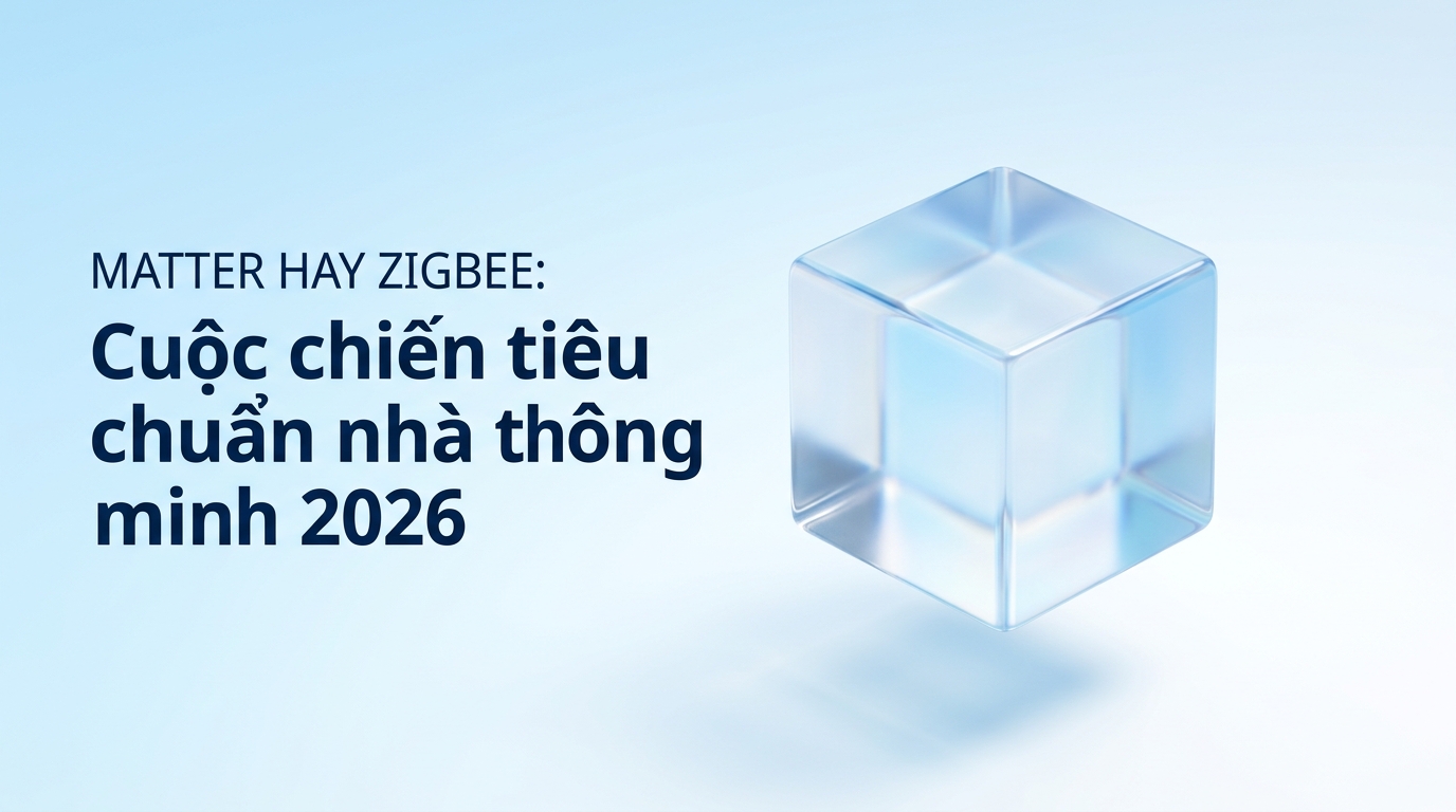 Matter hay Zigbee: Cuộc chiến tiêu chuẩn nhà thông minh 2026